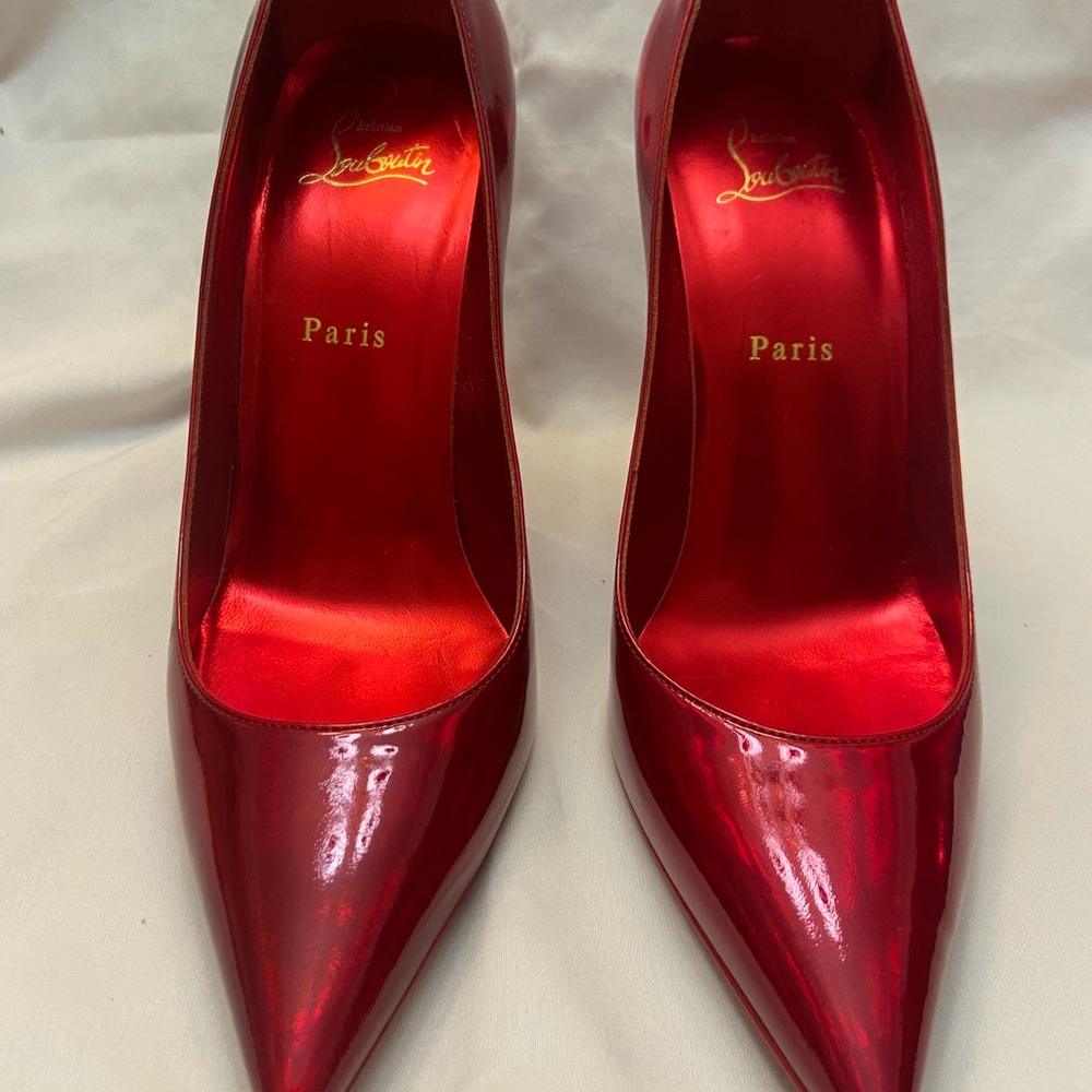 Christian Louboutin So Kate Red Patent Pump